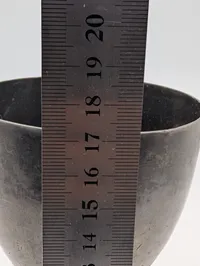Dixon & Sons Silver Plate Chalice with Beaded Rim