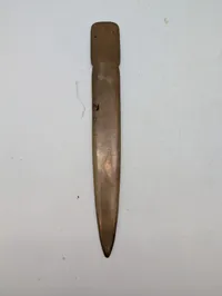 Antik brevåbner i bronze med Christian X monogram