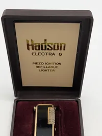 Hadson Electra 6 Piezo Ignition Refillable Lighter in Presentation Case