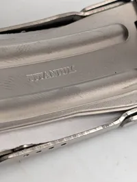 Bulova Titanium WR 100 Herrearmbåndsur med Dato, virker 