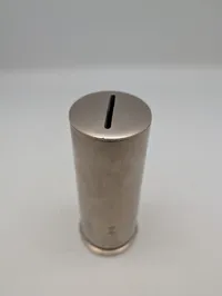 Dansk Søværn Sparebøsse i Metal med Krone og Anker, 1948