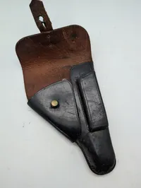 Sort læderhylster til Walther PPK pistol 
