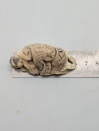 Antik JAPANESE HAND CARVED EROTIC NETSUKE FIGURES EDO / MEIJI PERIODE 