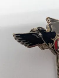 Originalt Dansk DNASAP ravnemærke, velholdt 