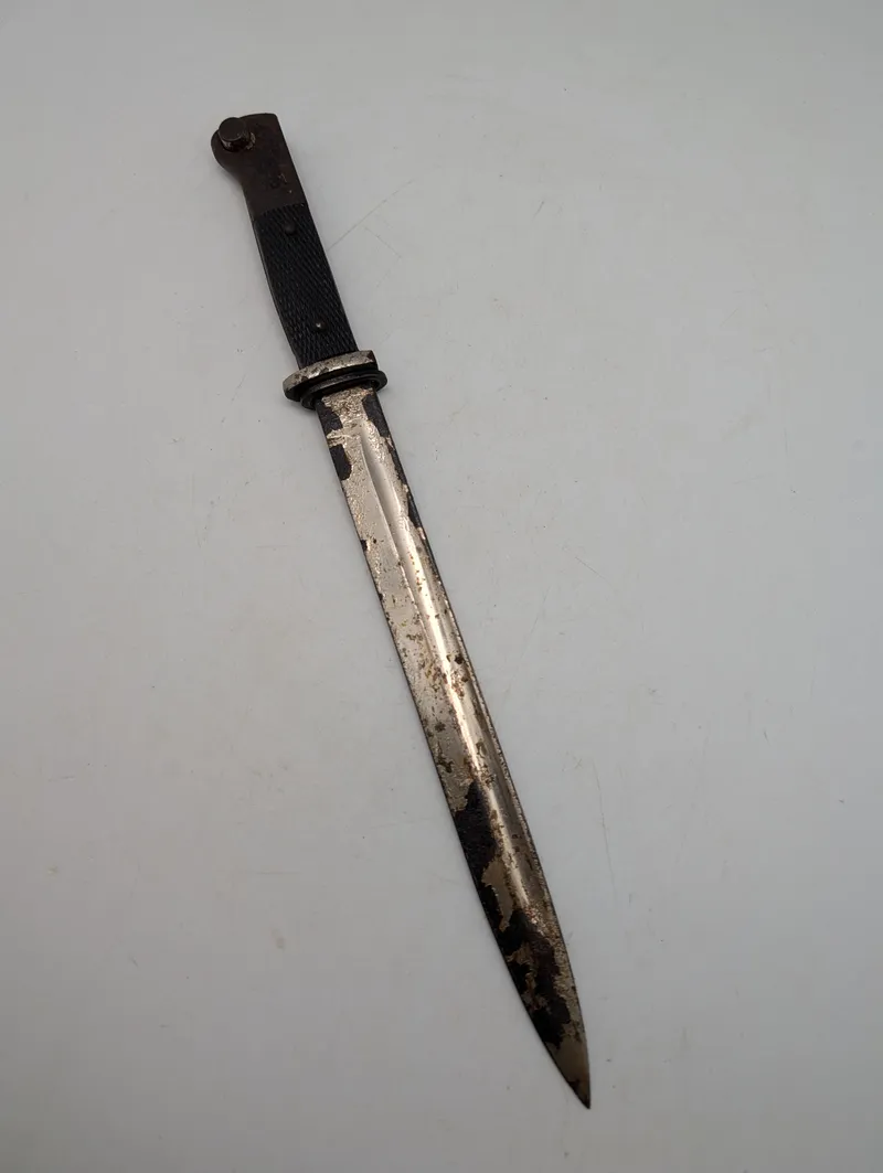 Tysk Mauser K98 Bajonet med trægreb