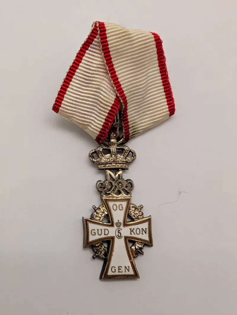 Dansk Dannebrogorden Ridderkors i Miniature