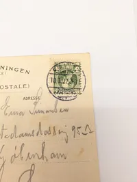 Vintage Varde, Denmark Postcard - Aaparti med Byen