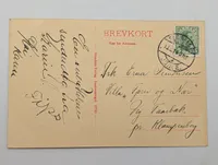 Vintage Slagelse Postcard: Parti fra Schweitzerpladsen