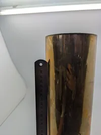 1945 US 105mm Brass Artillery Shell Casing