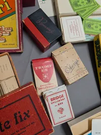 Vintage Scandinavian Board Game and Card Collection including Alga Finans