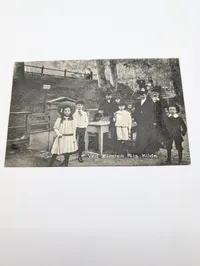 Vintage Danish Postcard, Ved Kirsten Pils Kilde, Dyrehaven