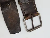 Vintage læderhylster til pistol med tilhørende bælte