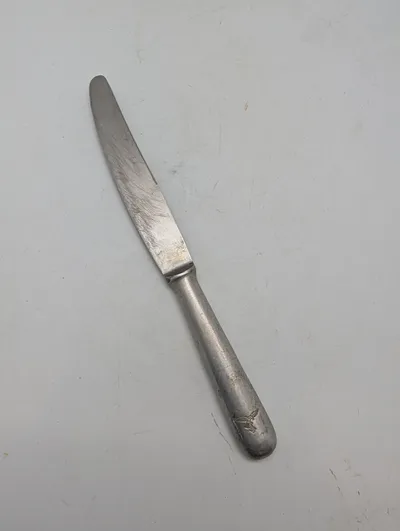 WWII German Luftwaffe Fliegerunterkunft (Fl.U.V.) Aluminum Mess Knife
