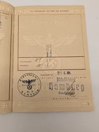 Tysk Arbejdsbog (Arbeitsbuch) fra Det Tredje Rige
