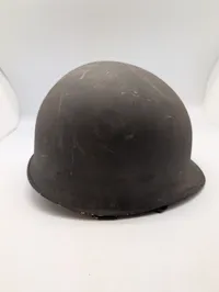 Militær Stålhjelm, M1-stil, Sort Finish