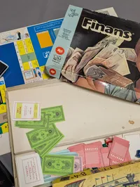 Vintage Scandinavian Board Game and Card Collection including Alga Finans