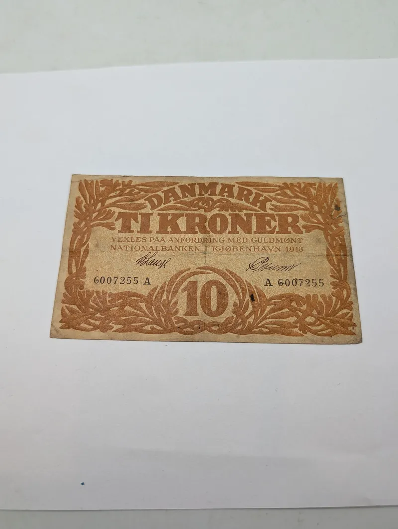 Danmark 10 Kroner 1913, Nationalbanken i Kjøbenhavn