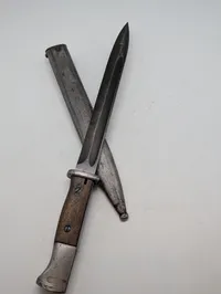 Tysk Mauser K98 Bajonet med Metalskede nummerens 