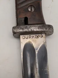 Tysk Mauser K98 Bajonet med skede, Model S84/98 III, nummerens 