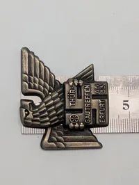 1933 Gautreffen Thüringen Erfurt Commemorative Eagle Badge