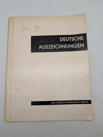 Die Ordens-Sammlung Berlin, Deutsche Auszeichnungen