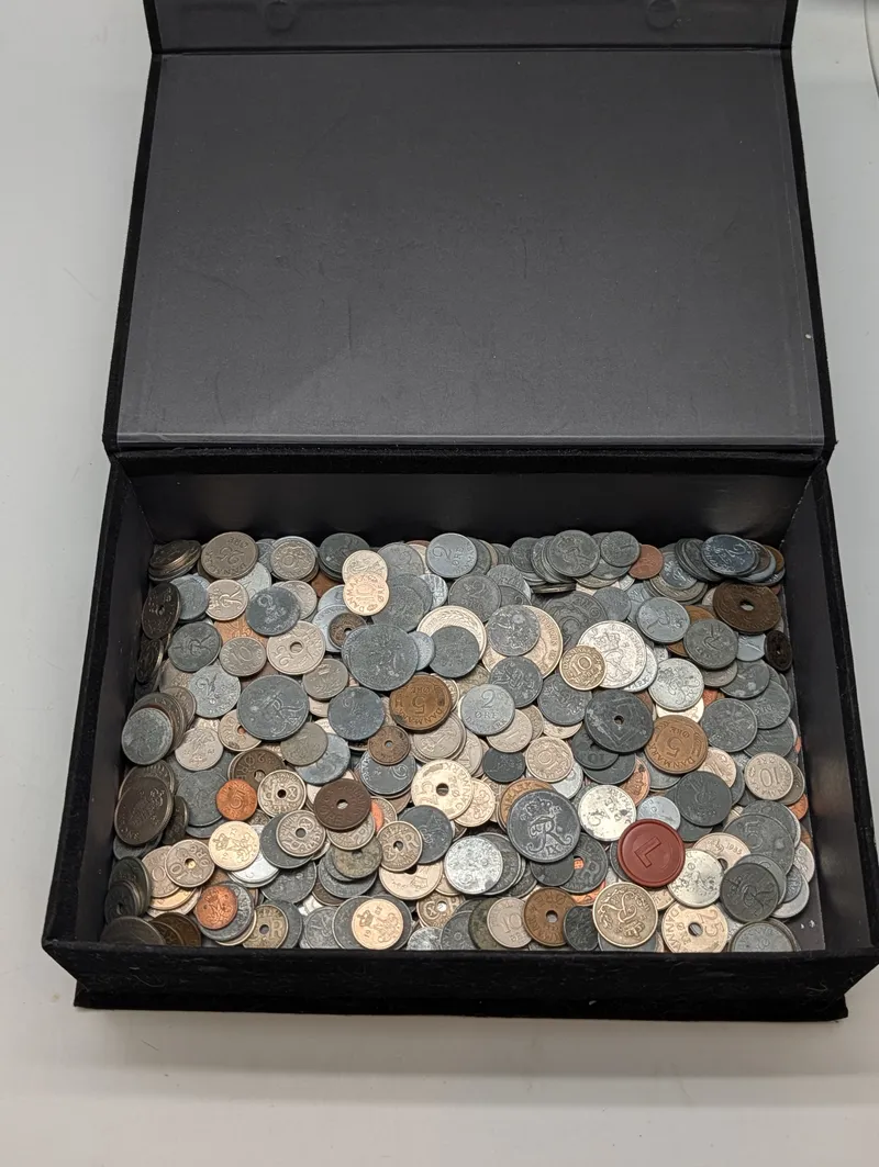 Collection of Vintage Danish Øre and Krone Coins 