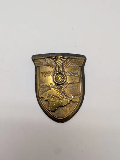 Tysk Krimskjold (Krimschild) fra 2. Verdenskrig, originalt 