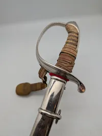 Dansk M/1859 Officersabel med Portepé og Skede