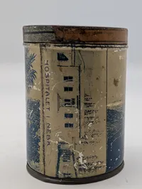 Vintage Danish Østerlandsmissionen Tin Charity Collection Bank
