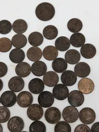 Samling af danske 1 øre mønter, Christian IX og Frederik VIII