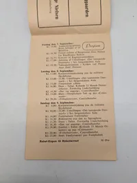 Fredsfesten i Sønderborg 1945, Programkort
