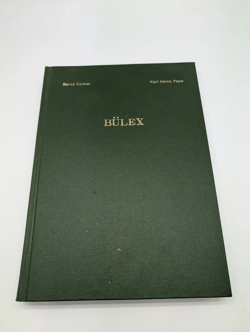 BÜLEX Hardcover Book by Bernd Kellner and Karl Heinz Pape
