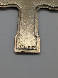 Einar Dragsted Korsvedhæng i 830 Sølv med Evangelistsymboler