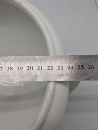 Danish Air Force Porcelain Serving Bowl with Royal Crest