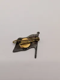 Vintage Enamel British Red Ensign Flag Brooch WW2