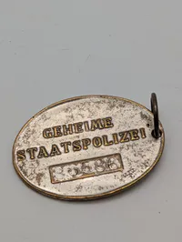 WWII German Gestapo Warrant Disc Replica
