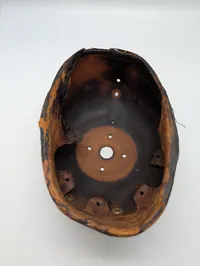 Pre-WW1 tysk Pickelhaube læderhjelm-skal