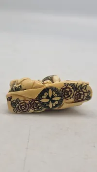 Antik JAPANESE HAND CARVED EROTIC NETSUKE FIGURES EDO / MEIJI PERIODE 