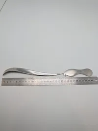 Georg Jensen og Royal Copenhagen brevåbner og flaskeåbner i rustfrit stål