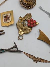Vintage Mixed Costume Jewelry and Brooch Collection