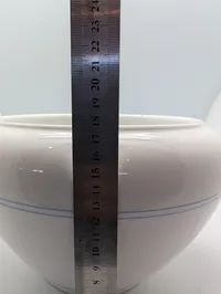 Danish Air Force Porcelain Serving Bowl with Royal Crest