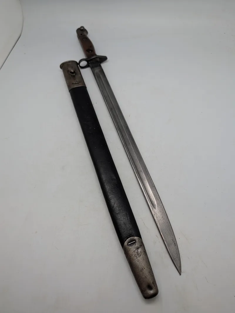 Britisk Pattern 1907 Bajonet med Skede