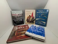 Samling af 5 bøger om historiske våben og militærhistorie
