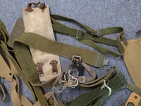 Vintage Danish Military Webbing and Field Gear Collection