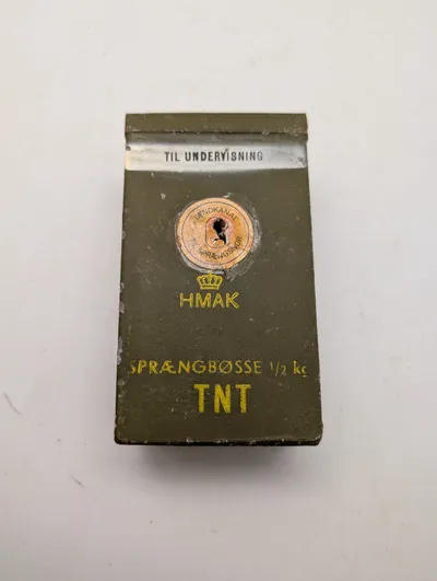 Dansk HMAK Sprængbøsse 1/2 kg TNT, Til Undervisning