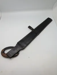 Tysk WWII Pioner-håndsav med læderskede, mærket 'fuq 1944'