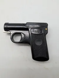Razzia pistolformet cigaretetui og lighter med original æske