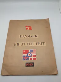 1945 Danmark Er Atter Frit WWII Liberation Commemorative Scrapbook