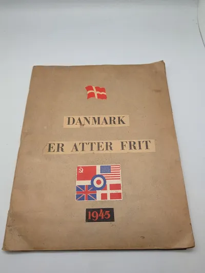 1945 Danmark Er Atter Frit WWII Liberation Commemorative Scrapbook