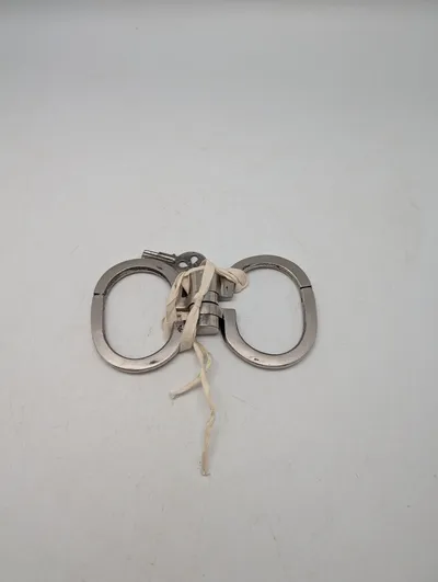 Tyske D.R.G.M. Håndjern med Original Nøgle WW2 